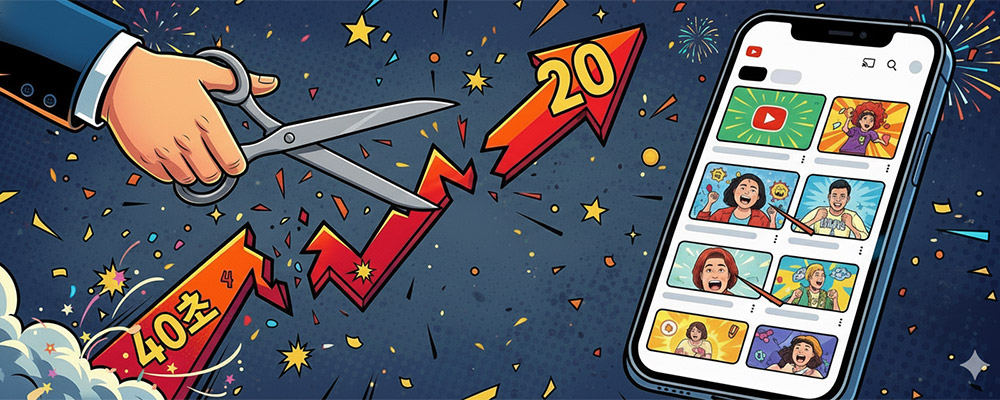 쇼츠 40초 만들다 '반토막' 냈더니 조회수 터진 이유