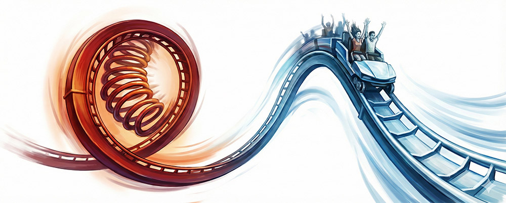 60초 롤러코스터 설계도 '밀당'의 기술