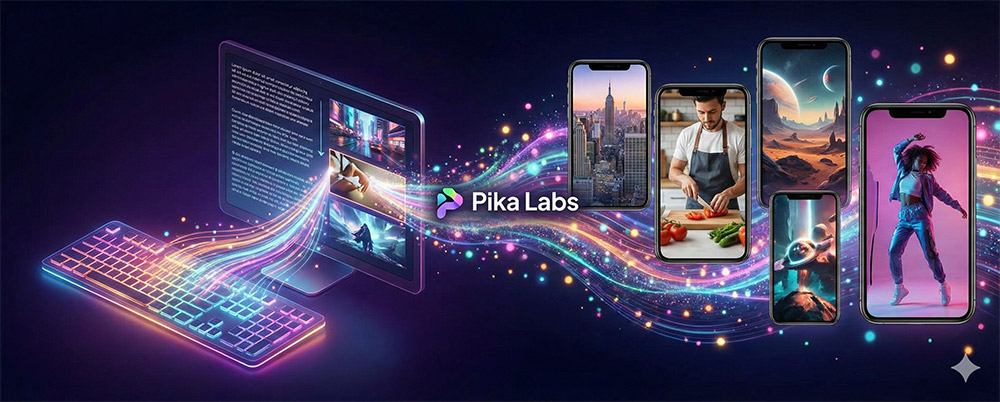 텍스트만 치면 영상이 뚝딱? 유튜브 쇼츠 제작의 판도를 바꿀 Pika Labs 활용법