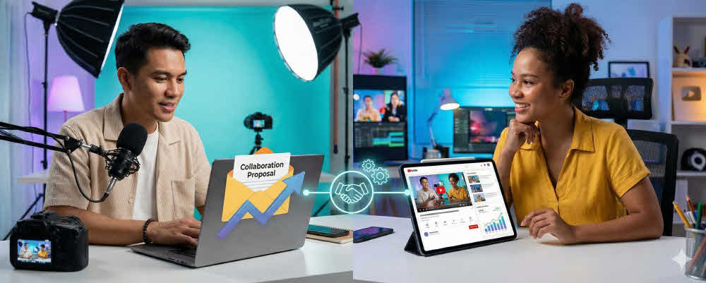 유튜브 구독자 떡상의 치트키: 대형 유튜버가 먼저 응답하는 '전략적 협업' 제안법