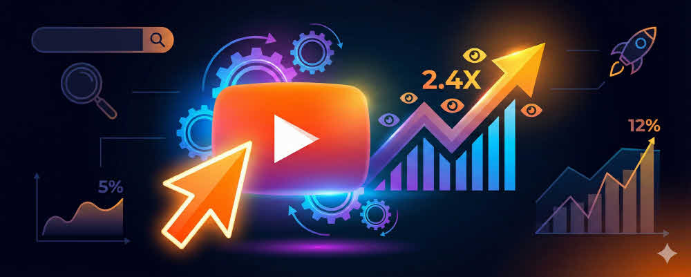 조회수 2.4배의 기적, 유튜브 알고리즘을 깨우는 '클릭률(CTR)' 최적화 전략