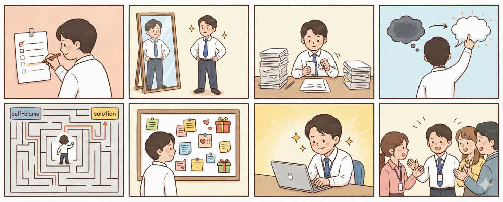 자존감 바닥친 K-직장인을 위한 '멘탈 복구' 치트키 8가지