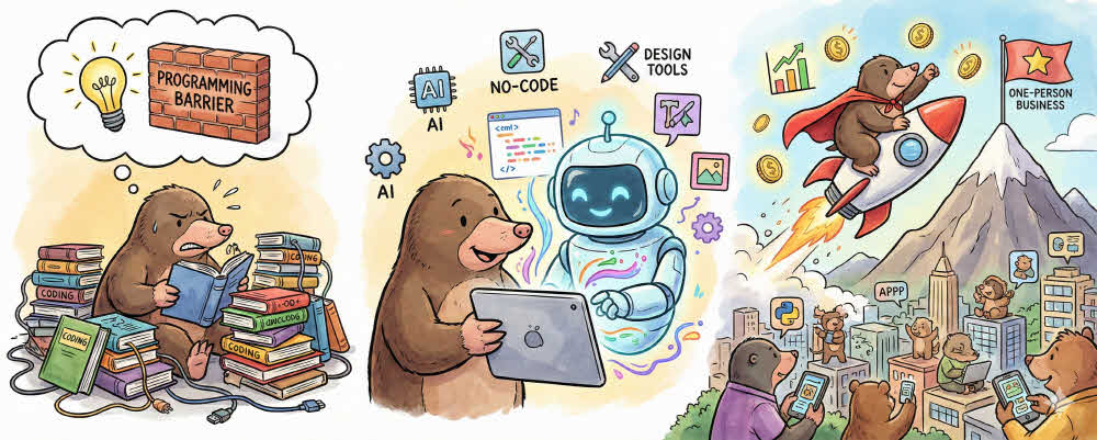 개발자 없어서 사업 못 한다는 말은 이제 옛말입니다: AI 시대의 1인 기업 선언문