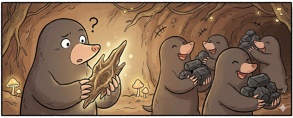 내 손의 보물을 숯으로 바꾸고 있지는 않나요?