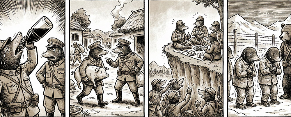 간장까지 마시며 피하고 싶었던 전쟁, 일본군 병사가 기록한 침략의 민낯