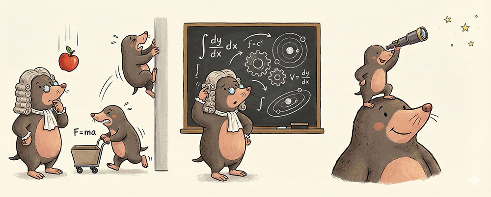 세상을 떠받치는 보이지 않는 기둥, 아이작 뉴턴