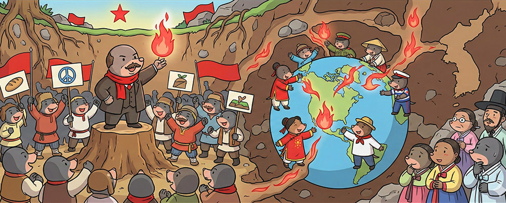 차가운 시베리아의 바람을 멈춘 사나이: 레닌과 세계의 변화