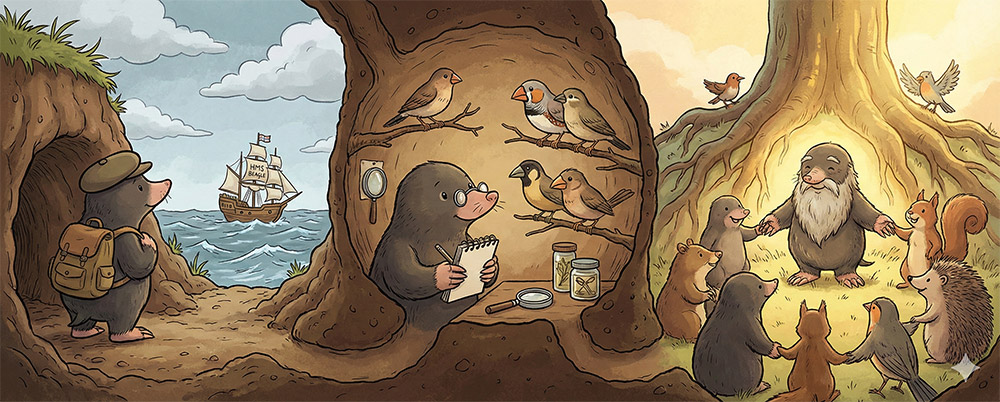 인생이라는 거친 바다 위에서, 찰스 다윈이 건네는 위로