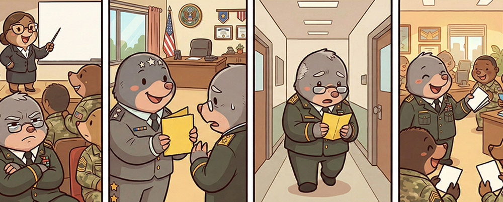 칭찬이 어색한 당신에게, 대령을 춤추게 한 '노란 종이'의 기적