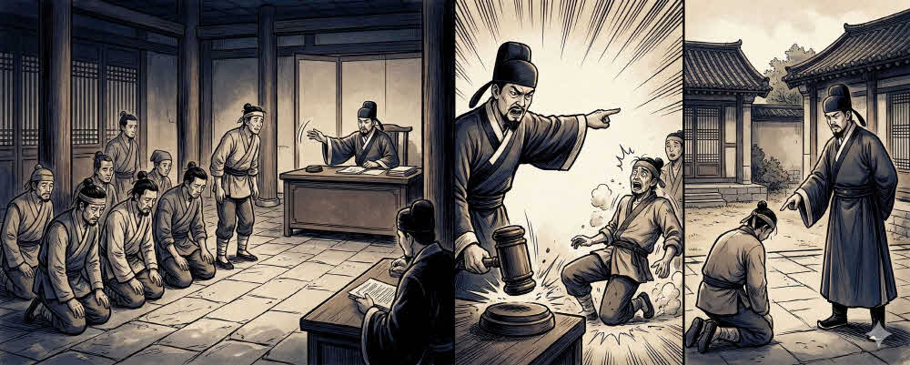 벼락같은 고함 한 번에 무너진 닭 도둑의 심리