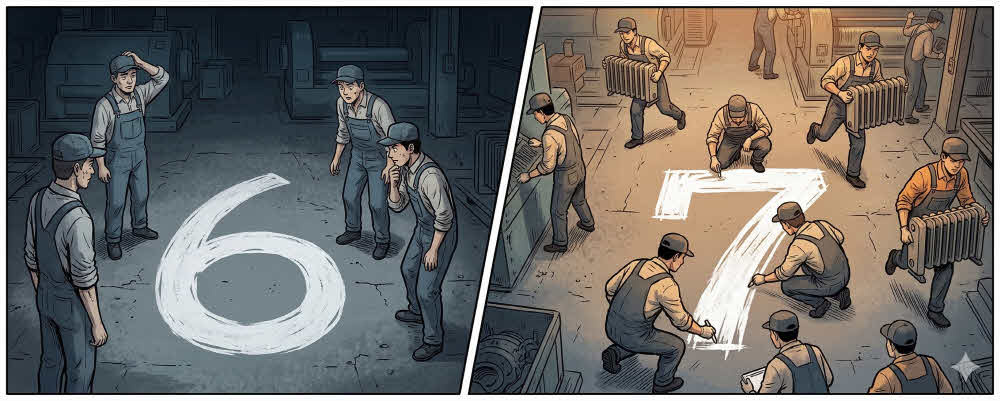 꼴찌 공장을 1등으로 만든 마법, '숫자 6'의 기적