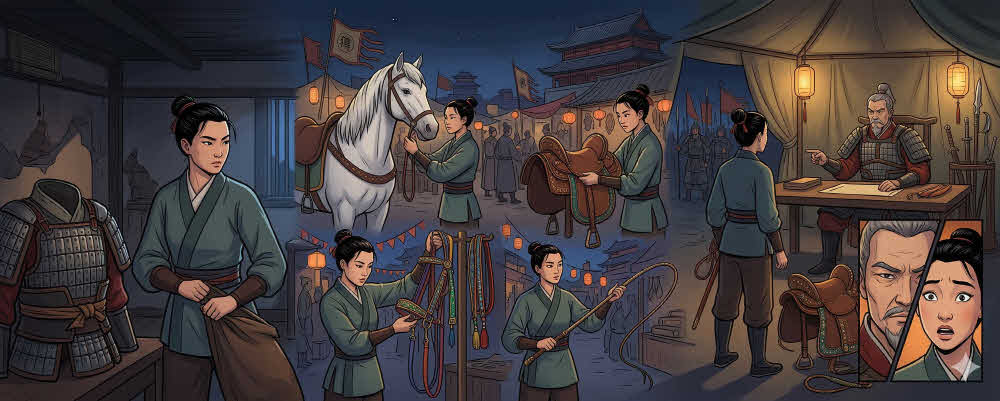 뮬란이 정체를 숨기지 못한 이유, 뜻밖에도 ‘쇼핑’이었다