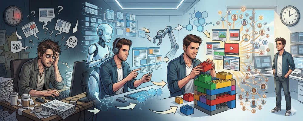 文章を書かないでください。組み立てる - 2時間で人生コンテンツを作成する方法