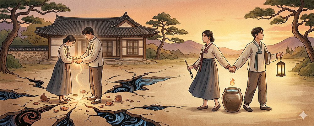 Love begins without wounds, but is perfected after passing through them.