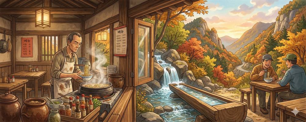 A bowl of noodles found in a remote wilderness that changes the 'texture' of life